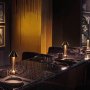 Лампа, LED, За ресторант, С тактилен димер, 3 степени на интензитет, Бронз, 90210 мм, снимка 1