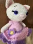 Ръчно плетена играчка коте, снимка 8