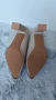 Стилни дамски обувки с висок ток в бежово, снимка 4