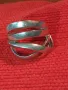 СТАР ШИКОЗЕН СРЕБЪРЕН ПРЪСТЕН СРЕБРО 925 АЖУРНА ХУДОЖЕСТВЕНА РЪЧНА БИЖУТЕРСКА ИЗРАБОТКА 30430, снимка 4