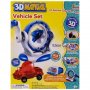 Детски комплект за 3D моделиране на автомобили, снимка 1 - Пластелини, моделини и пясъци - 37503046