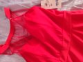 Червена рокля нова с етикет , снимка 1 - Рокли - 43289413