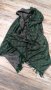 Разкошен Монограмен Шал с Брандово Лого в Цвят Тъмно Зелен / Сив КОД  LV2, снимка 4