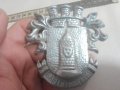 Стар немски герб, крепост, цам, pewter,, снимка 5