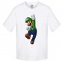 Детска тениска Супер Марио Super Mario Luigi, снимка 3