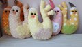Текстилни играчки пиленца