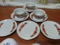 Стар български порцелан чашки за кафе барок , снимка 7