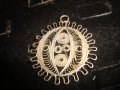 СРЕБЪРНА ФИЛИГРАННА ВИСУЛКА МЕДАЛЬОН РЪЧНА СТАРА МАЙСТОРСКА ИЗРАБОТКА 22416, снимка 7