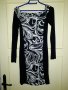 Рокля черно и бяло, снимка 2