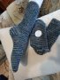 Ръчно плетени чорапи размер 38, снимка 1 - Дамски чорапи - 39748898