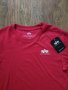 alpha industries 188505/328 speed red - страхотна мъжка тениска НОВА, снимка 3