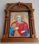 Домашен иконостас " Св. Мина "- икона с декупаж, снимка 3