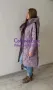 Дълго зимно яке Лилаво-IM44pi, снимка 3