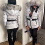 Дамско зимно луксозно яке с лисица Philipp Plein код 29, снимка 1 - Якета - 38223335