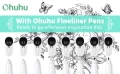 Ohuhu Art Marker Set-маркери-тънкописци,  комплект 8 размера/дебелини, снимка 3