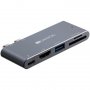 USB Хъб USB Преобразувател CANYON CNS-TDS05DG , USB MacBook Pro/Air Хъб, 5-in-1 DS-5 Multiport Docki