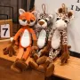 Голяма плюшена играчка 60см Горски Животни Заек Лъв Маймуна Тигър и др, снимка 2