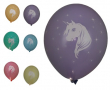 еднорог Unicorn цветни Обикновен надуваем латекс латексов балон парти балони