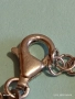 Красива сребърна гривна с плетка тип Gucci Chain ювелирна изработка нежна 35512, снимка 3