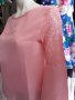 РАЗПРОДАЖБА -20% Розова риза/блуза с дантела на ръкавите , снимка 3