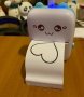 Мини термопринтер с включена хартиена ролка, форма на котка
мини принтер за дете, снимка 3