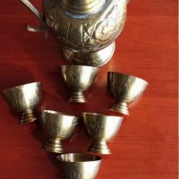 старинен бронзов сервиз от османската империя , снимка 17 - Антикварни и старинни предмети - 32782582