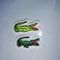 Lacoste Лакоста  емблема лого етикет апликация за дреха обувка или друго, снимка 3 - Други - 17059979