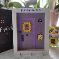 Подаръчна кутия на тема Приятели / Friends + подарък лъжичка, снимка 2 - Декорация за дома - 34623549