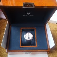 Оригинален механичен хронограф Aidophedo moon phase лунна фаза, снимка 11 - Други - 43515842