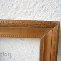Стара дървена рамка за картина. дърворезба, снимка 2 - Декорация за дома - 28868913