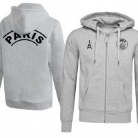 Суичър с цип, горнище / ZIP Hoodie PSG MESSI / PARIS. Или с ТВОЯ идея!, снимка 2 - Спортни дрехи, екипи - 30200393