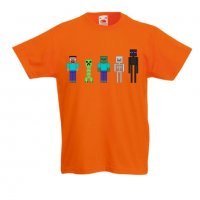 Детска тениска майнкрафт Minecraft 7, снимка 3 - Детски тениски и потници - 32938775