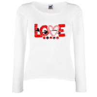 Дамска тениска Love Grunge 1, снимка 4 - Тениски - 35552187