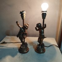 Две барокови лампи - комплект, снимка 4 - Настолни лампи - 43242871