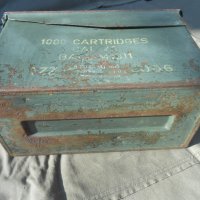 Американско сандъче за патрони (кутия за патрони), снимка 3 - Антикварни и старинни предмети - 27496829