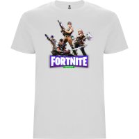 Нова детска тениска Fortnite (Фортнайт) в бял цвят , снимка 1 - Детски тениски и потници - 44082086