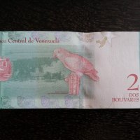 Банкнота - Венецуела - 2 боливара UNC | 2018г., снимка 2 - Нумизматика и бонистика - 27050218