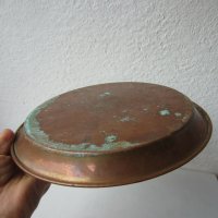 поднос, чиния от метал - мед, снимка 2 - Други - 33071934