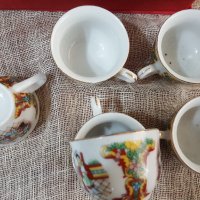 Комплект японски порцеланови чашки за саке., снимка 7 - Антикварни и старинни предмети - 27012585