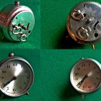 Стар Немски Часовник Будилник , JUNGHANS ,Юнгханс, снимка 3 - Антикварни и старинни предмети - 37453002