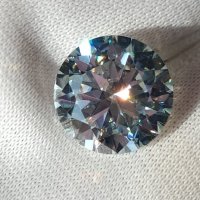 Уникален Огромен 5+ карата Брилянтин Фенси G-H Диамант Мойсанит Diamond Moissanite, снимка 3 - Други - 35414883