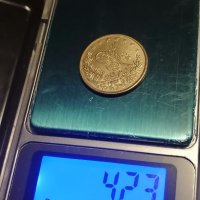 Нова реплика на рядка монета 100 круша 1856 г позлатена не магнитна, снимка 4 - Нумизматика и бонистика - 40501164