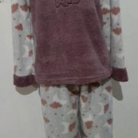 НОВООО ЗАРЕЖДАНЕ!Дамска плюшена пижама различни разцветки, снимка 5 - Пижами - 38585918