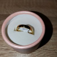 Нови брачни годежни  Халки в 2 цвята стомана халка, снимка 2 - Пръстени - 27099414