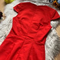 Червена рокля Манго, снимка 3 - Рокли - 40647361