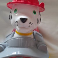 Пожарна с куче Пес ПАТРУЛ, с батерии , снимка 2 - Електрически играчки - 43440530