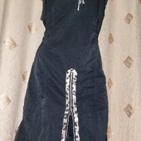 XL/XXL Черна рокля с апликации с животински принт

, снимка 8 - Рокли - 42940503