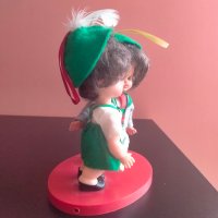 Колекционерска кукла народна носия ретро Италия Italy 13 см, снимка 4 - Колекции - 44121039