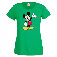 Дамска тениска Mickey Mouse 2 Мини Маус,Микки Маус.Подарък,Изненада,, снимка 3 - Тениски - 36526381