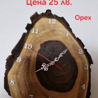Часовници произведени от дървени шайби. , снимка 10 - Стенни часовници - 43848878